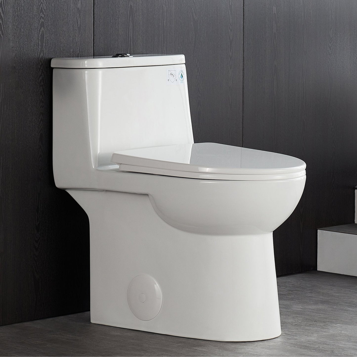 DeerValley DV-1F52677 – One-Piece Dual-Flush Elongated Toilet