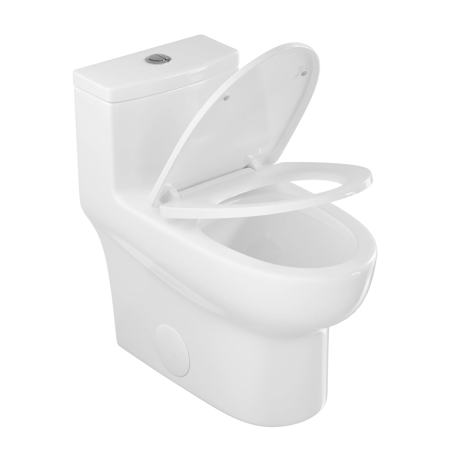 DeerValley DV-1F026Pro – One-Piece Dual-Flush Elongated Toilet