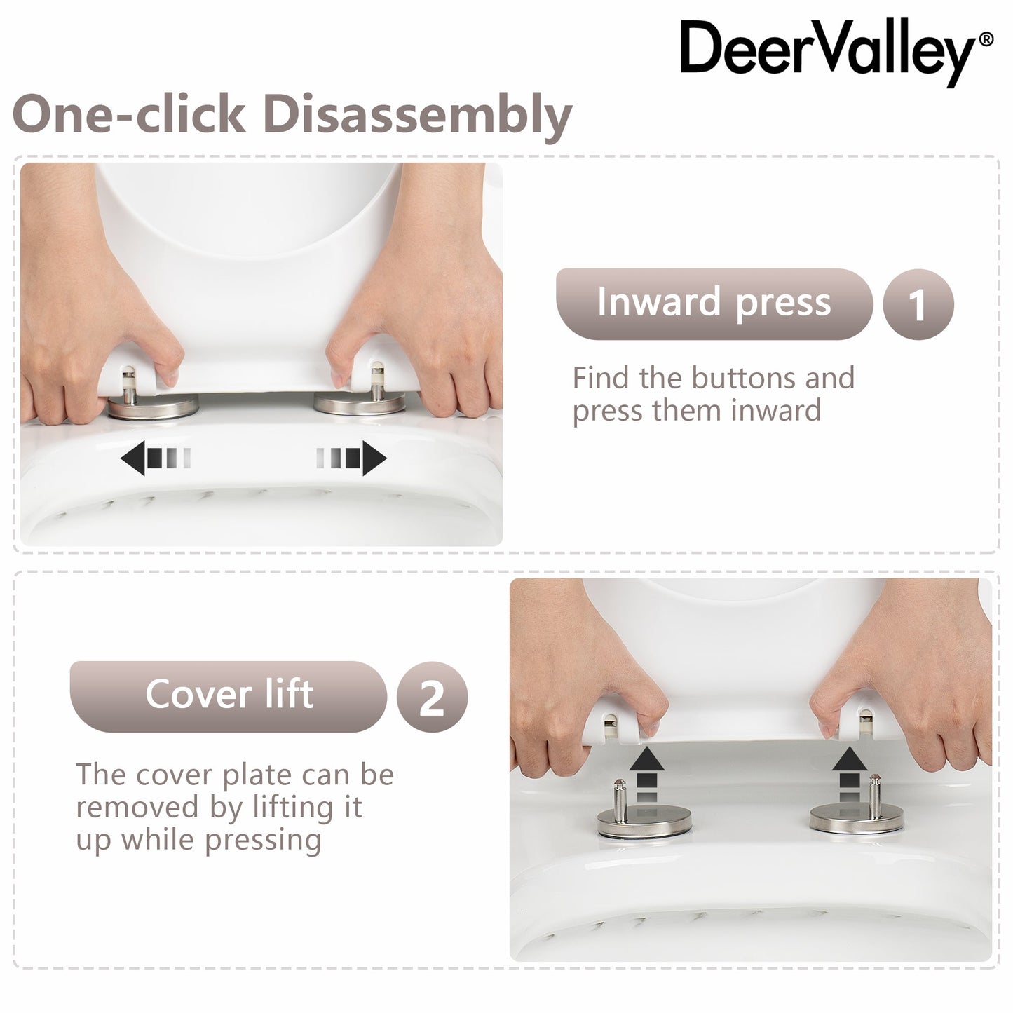 One Piece Toilet for Bathroom with Comfort Chair Seat ADA Height Skirted Toilets, White