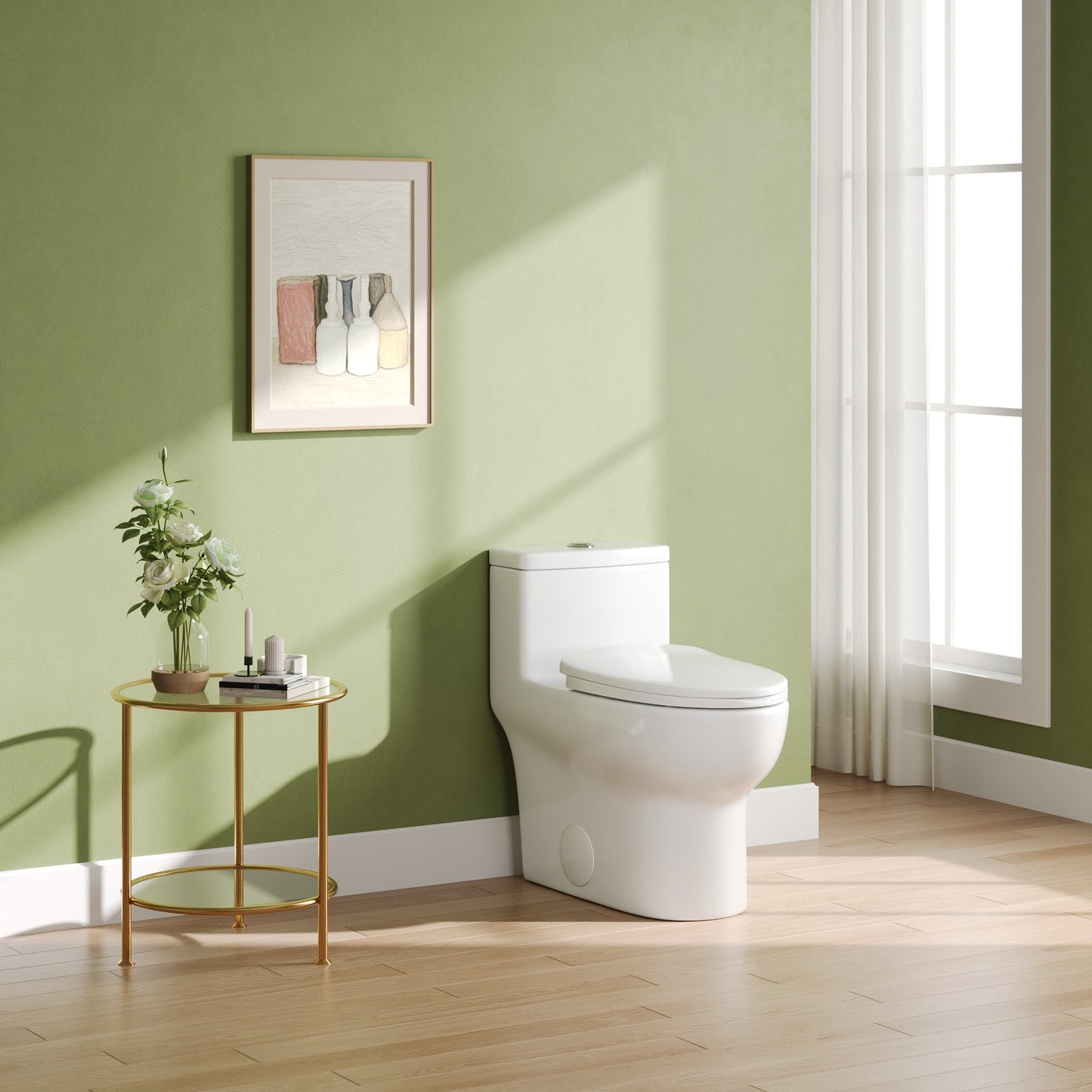 DeerValley DV-1F026Pro – One-Piece Dual-Flush Elongated Toilet