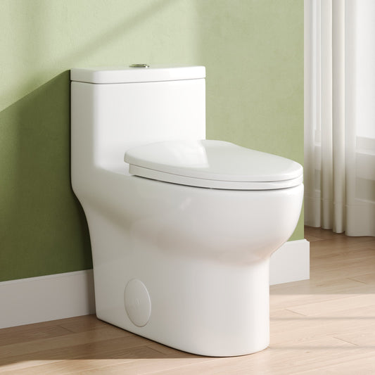 DeerValley DV-1F026Pro – One-Piece Dual-Flush Elongated Toilet
