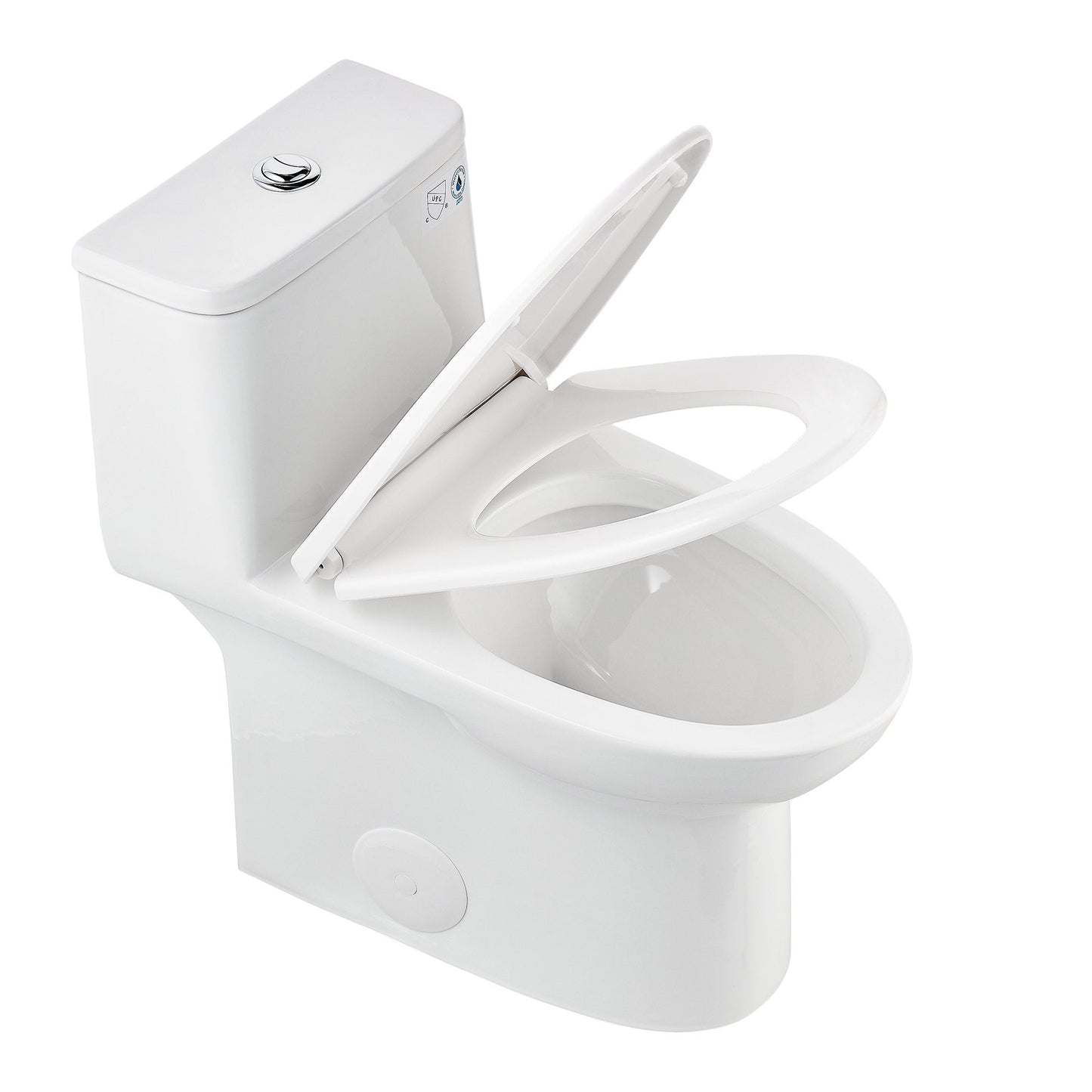 DeerValley DV-1F52677 – One-Piece Dual-Flush Elongated Toilet