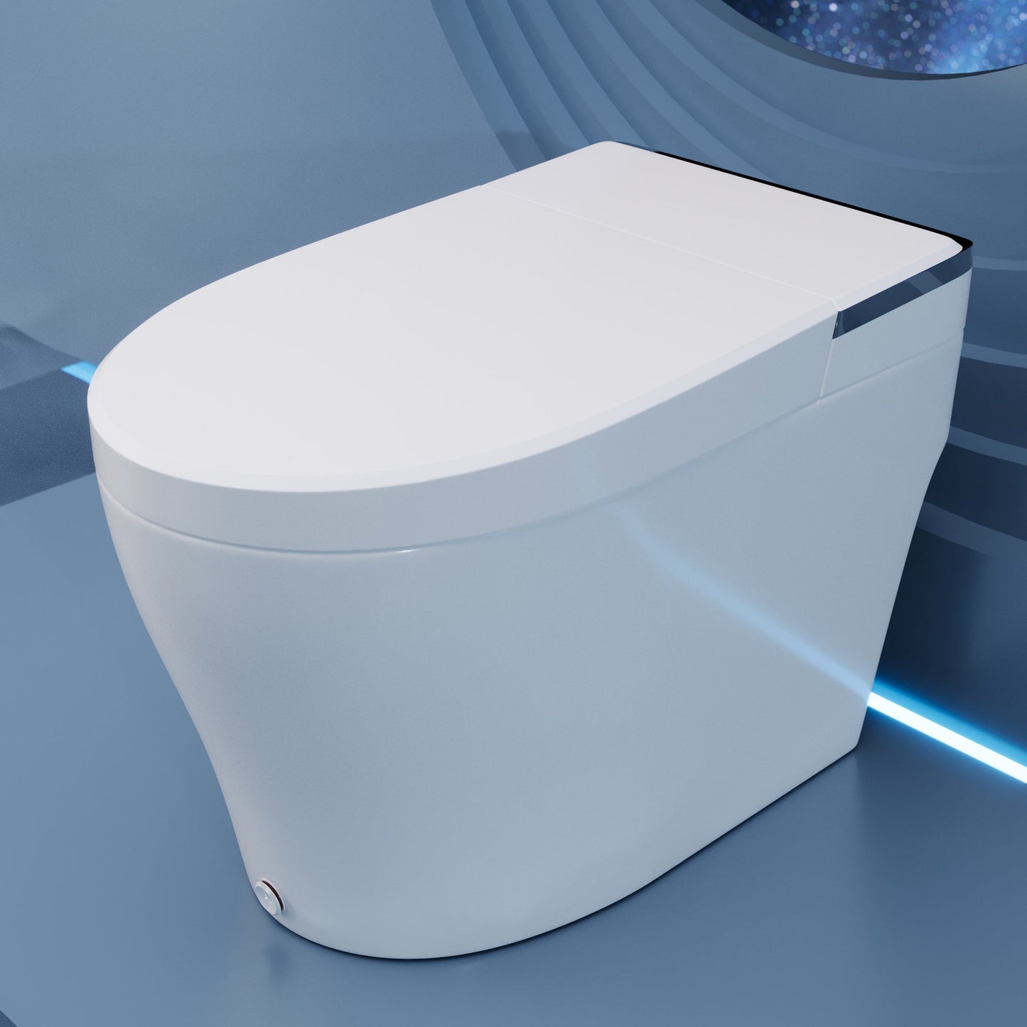 DeerValley  Smart Bidet Toilet, Foot Kick Flush, Warm Wash (Seat Included),Female Wash,DV-1S0029-V3