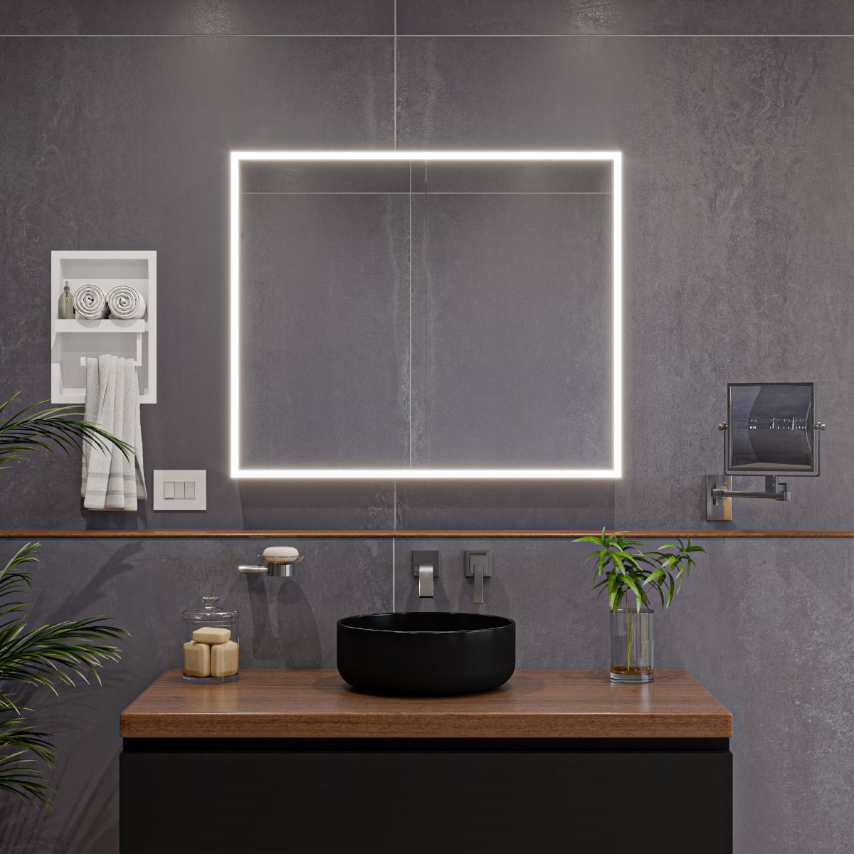 ALFI brand ABC907-BM 15" Round Above Mount Ceramic Sink