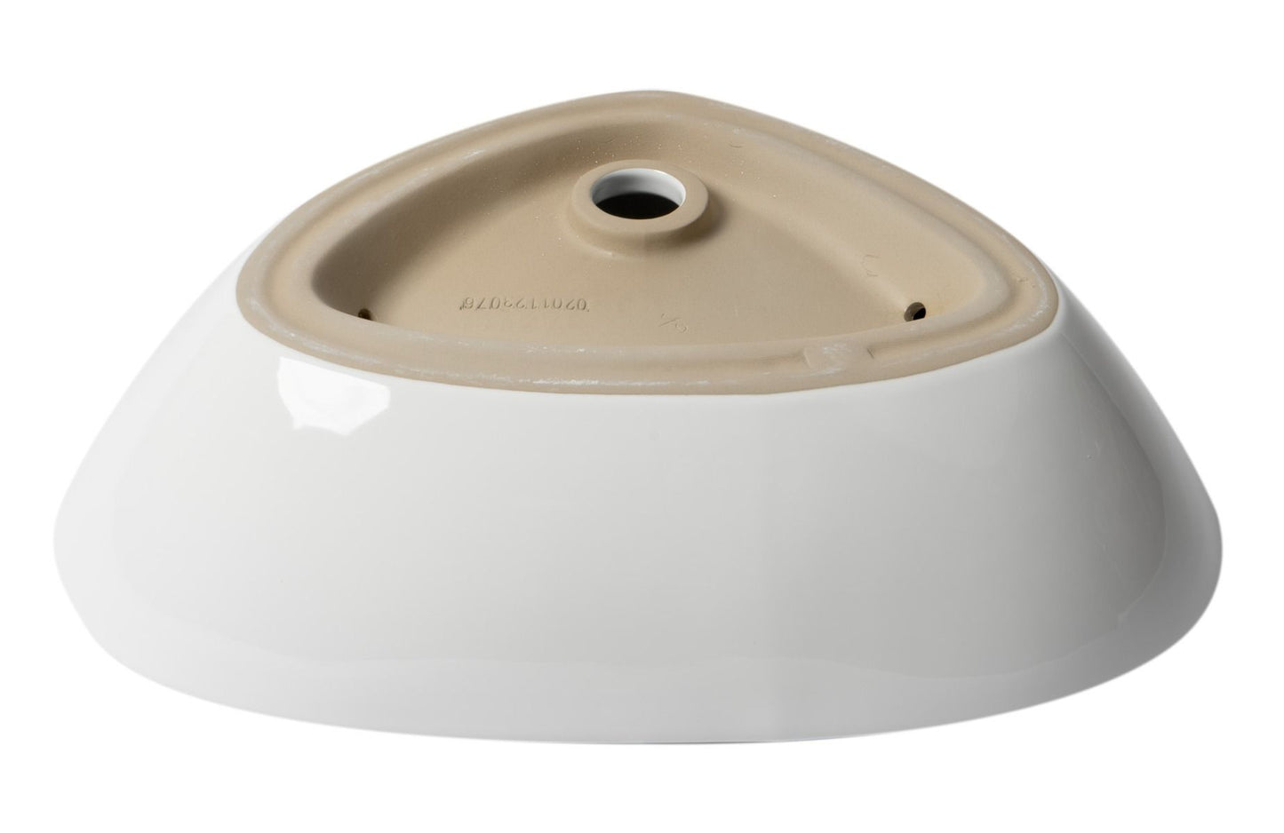 ALFI brand ABC914 White 23" Fancy Above Mount Ceramic Sink