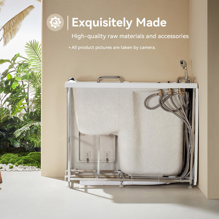 Walk in Tub with Shower and ADA Compliant for Senior Model WT52-L