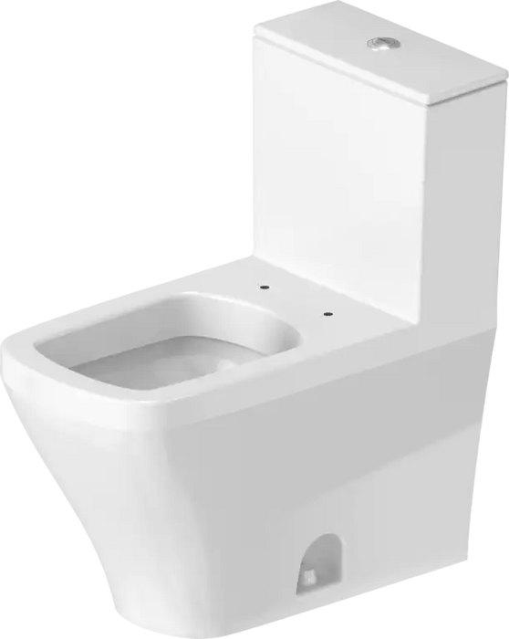 DuraStyle One Piece Toilet Elongated  1.28/1.28 GPF, Trip lever placement: Top center, White High Gloss
