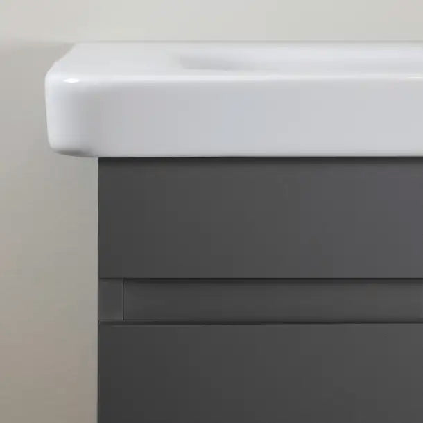Duravit- DuraStyle Wall Mounted Sink  47 1/4 " x 18 7/8 ", with Overflow, 1 x Faucet hole, White High Gloss