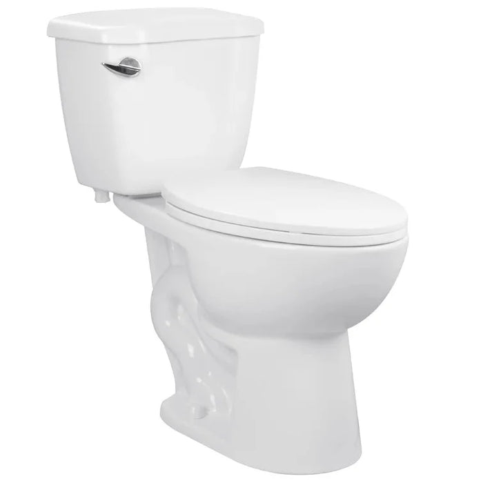 DYNASTY Two-Piece Elongated Toilet, 1.28GPF Single-Flush