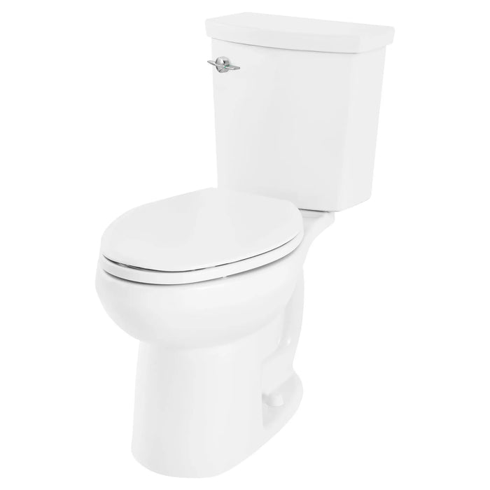 H2Option® ADA Two-Piece Dual Flush 1.28 gpf/4.8 Lpf and 0.92 gpf/3.5 Lpf Chair Height Elongated Toilet Less Seat