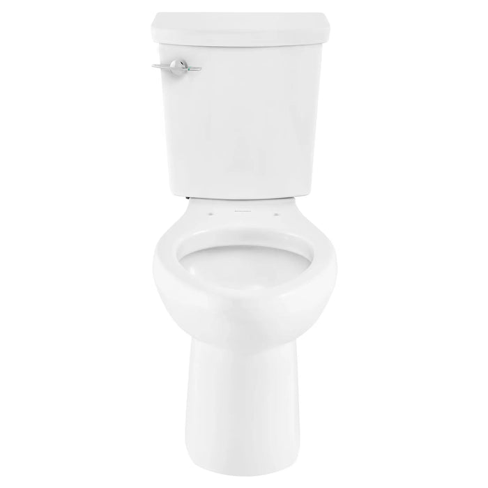 H2Option® ADA Two-Piece Dual Flush 1.28 gpf/4.8 Lpf and 0.92 gpf/3.5 Lpf Chair Height Elongated Toilet Less Seat
