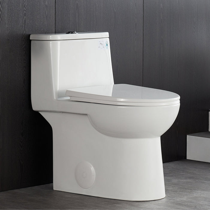 URSA One-Piece Elongated Toilet, Dual-Flush Full-Size with Multiple Colors