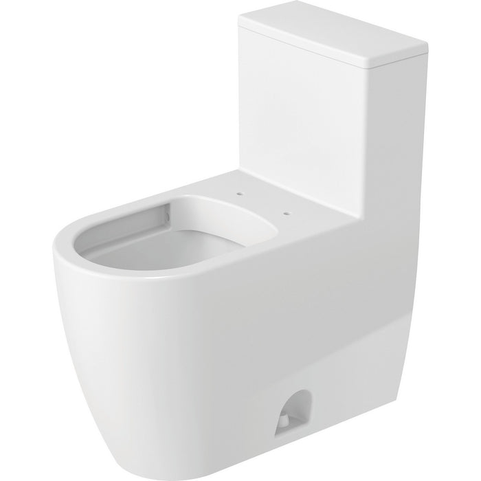 Duravit 2185012002 ME by Starck 14 1/8 x 28 3/4 Inch One-Piece Rimless Toilet, 1.28 GPF, Left, HygieneGlaze