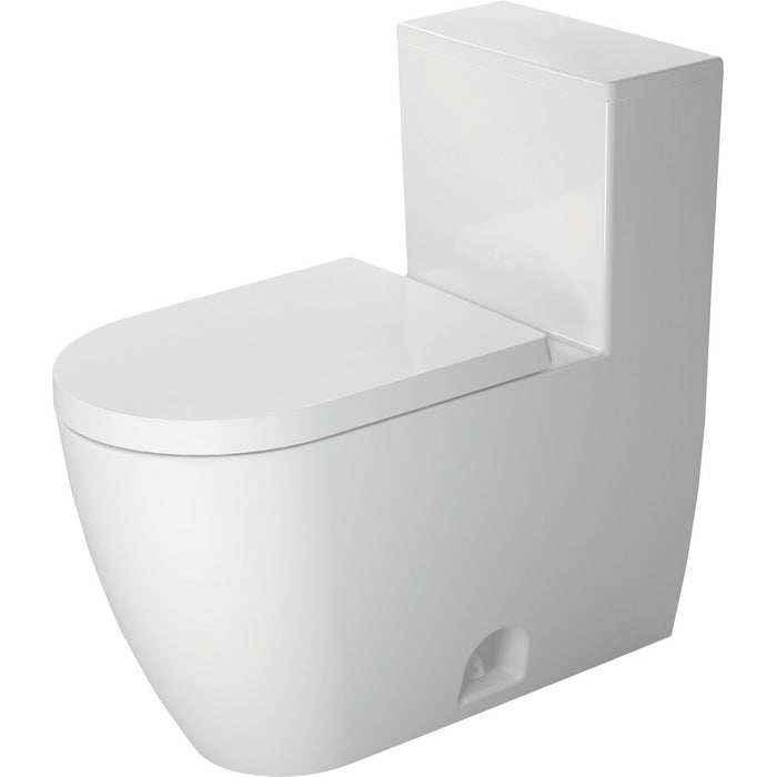 Duravit 2185012002 ME by Starck 14 1/8 x 28 3/4 Inch One-Piece Rimless Toilet, 1.28 GPF, Left, HygieneGlaze