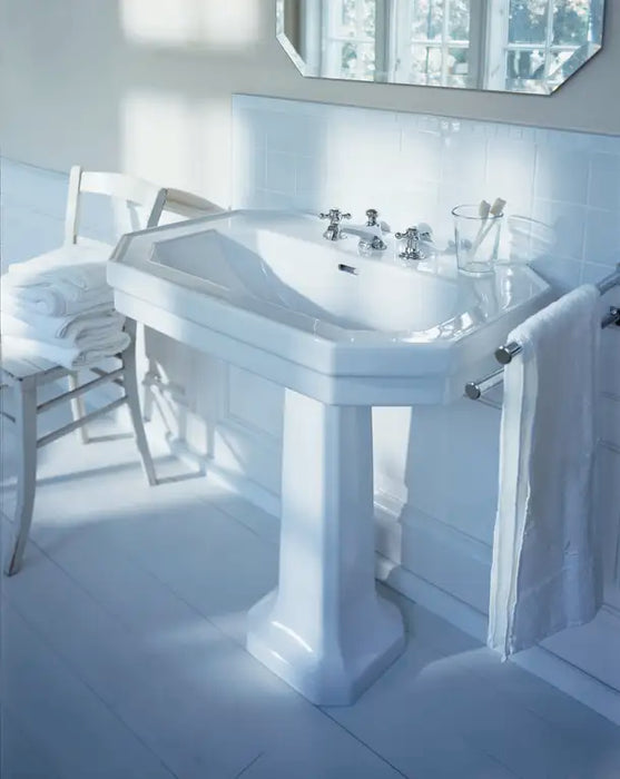 1930 Series Wall Mounted Sink  27 1/2 " x 19 5/8 ", with Overflow, 1 x Faucet hole, White High Gloss