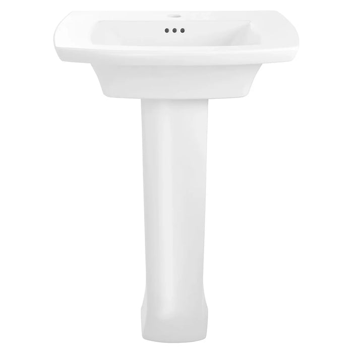 Edgemere Center Hole Only Pedestal Sink Top and Leg Combination Model