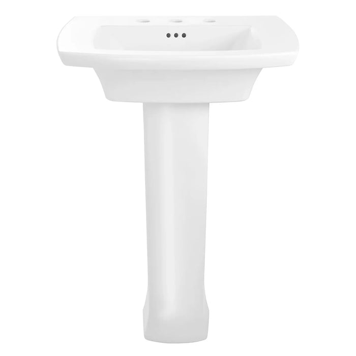 Edgemere 8-Inch Widespread Pedestal Sink Top and Leg Combination Model