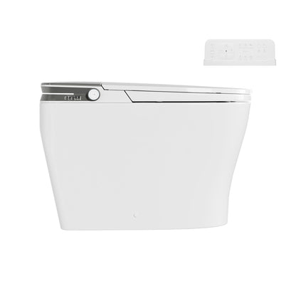 DeerValley DV-1S0371 Smart Toilet with ADA Height, Child-Friendly Wash Mode, Foam Shield, 1000 MAP Powerful Flush, Warm Water Cleansing, No Water Pressure Limit — One-Piece Design for Modern Bathrooms