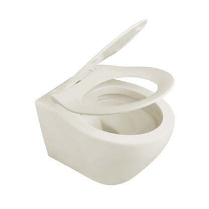 LIBERTY Wall-Hung Elongated Toilet, 1.1/1.6GPF Dual-Flush  with Multiple Colors