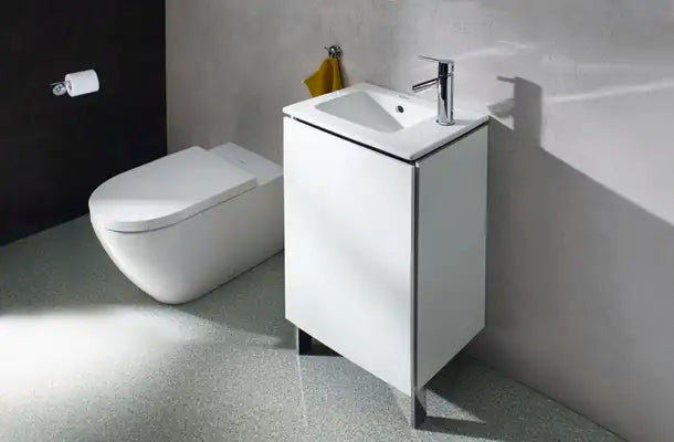 ME by Starck Toilet Bowl  0.8/1.28 GPF, White High Gloss