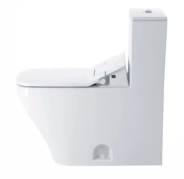 DuraStyle One Piece Toilet Elongated  0.92/1.32 GPF, Trip lever placement: Top, White High Gloss