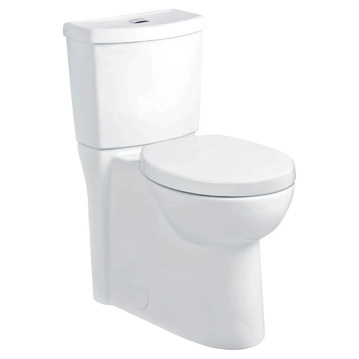Studio Skirted Two-Piece Dual Flush 1.28 gpf/4.8 Lpf and 1.0 gpf/3.8 Lpf Chair Height Round Front Toilet With Seat