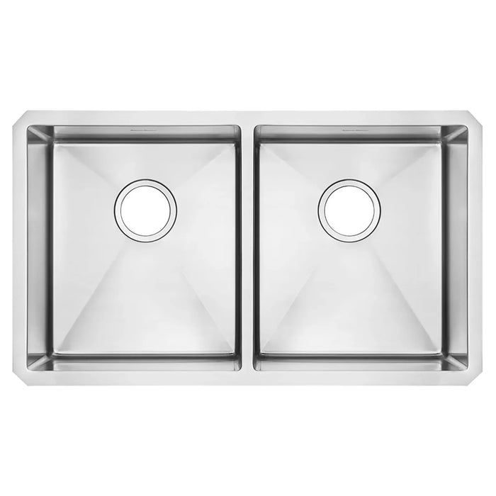 Pekoe Shop Collection Pekoe® 29 x 18-Inch Stainless Steel Undermount Double Bowl Kitchen Sink