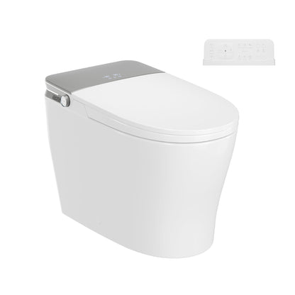 DeerValley DV-1S0371 Smart Toilet with ADA Height, Child-Friendly Wash Mode, Foam Shield, 1000 MAP Powerful Flush, Warm Water Cleansing, No Water Pressure Limit — One-Piece Design for Modern Bathrooms