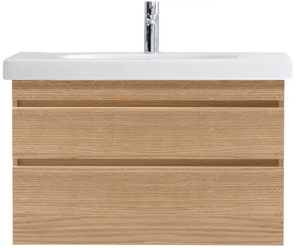 Duravit- DuraStyle Wall Mounted Sink  39 3/8 " x 18 7/8 ", with Overflow, 1 x Faucet hole, White High Gloss
