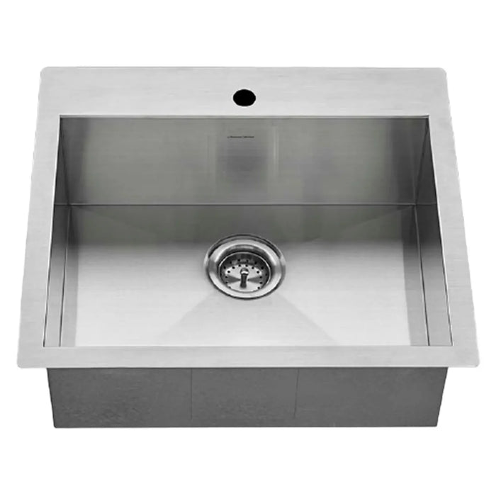 Edgewater Shop Collection Edgewater® 25 x 22-Inch Stainless Steel 1-Hole Undermount Single-Bowl Kitchen Sink
