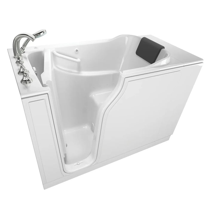 Gelcoat WIT Gelcoat Premium Series 30 x 52 -Inch Walk-in Tub With Air Spa System - Left-Hand Drain With Faucet
