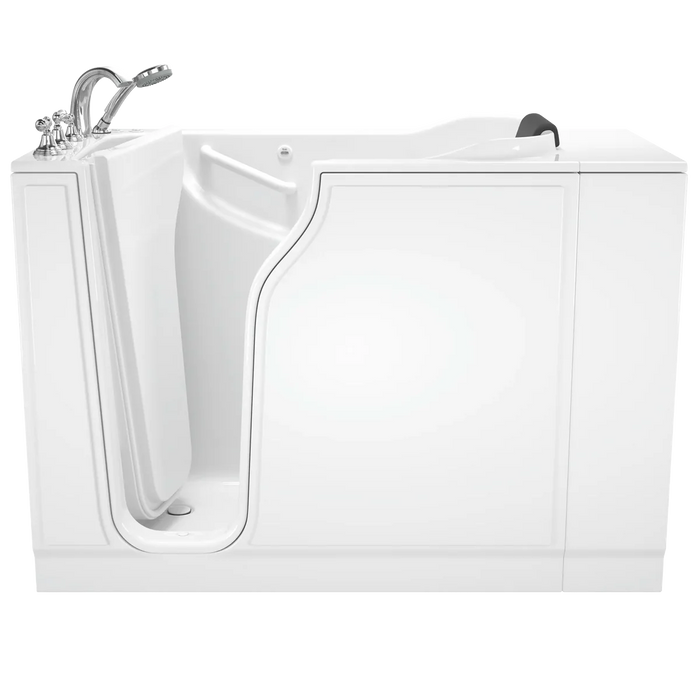 Gelcoat WIT Gelcoat Premium Series 30 x 52 -Inch Walk-in Tub With Combination Air Spa and Whirlpool Systems - Left-Hand Drain With Faucet
