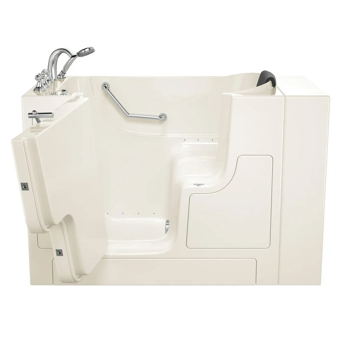 Gelcoat WIT Gelcoat Premium Series 30 x 52 -Inch Walk-in Tub With Air Spa System - Left-Hand Drain With Faucet