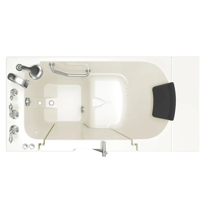 Gelcoat WIT Gelcoat Premium Series 30 x 52 -Inch Walk-in Tub With Air Spa System - Left-Hand Drain With Faucet