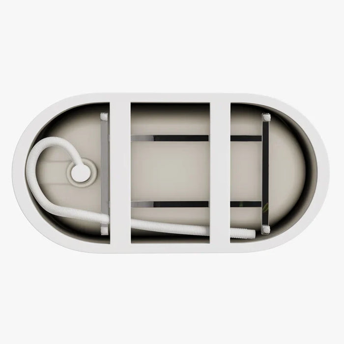 HOROW Freestanding Acrylic Bathtub 47 inch Soaking Tub Model TU47-MB-NS