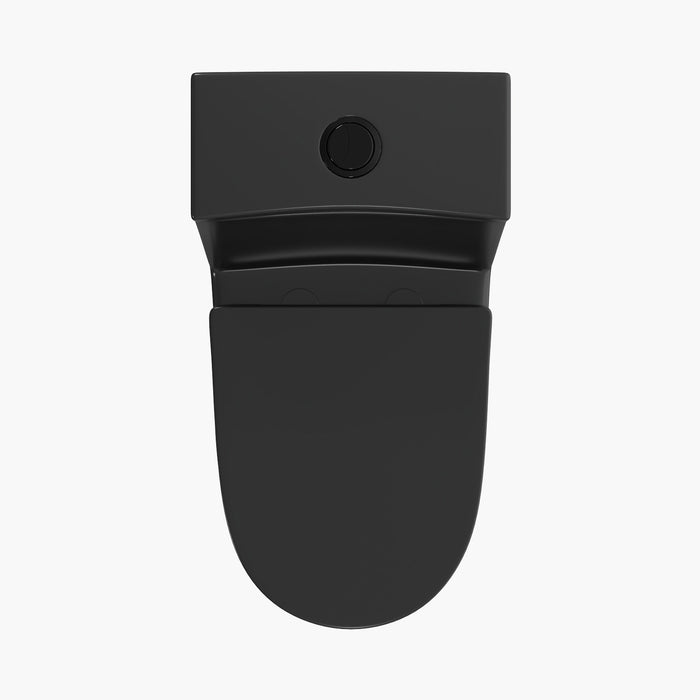 HOROW Dual Flush 1.28 GPF Elongated Toilet HOROW One Piece Toilet With Seat Model HR-T0280B