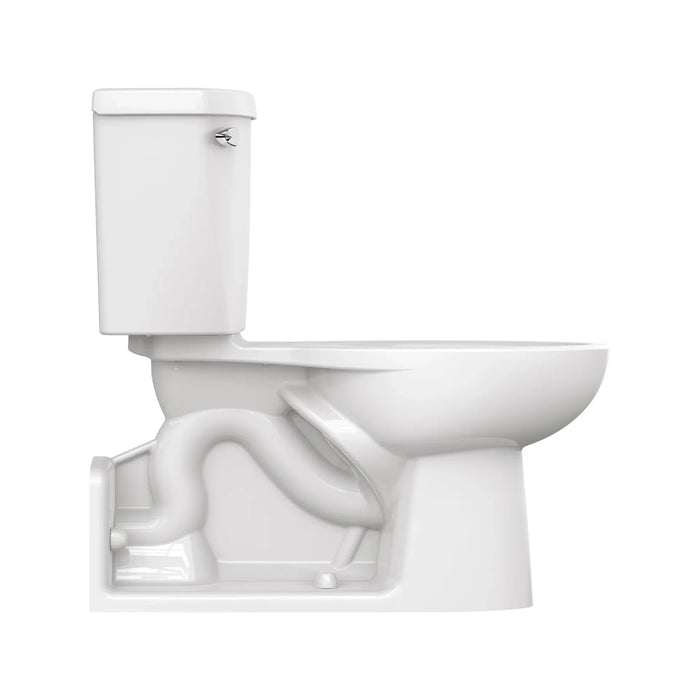 Yorkville® Two-Piece Pressure Assist 1.1 gpf/4.2 Lpf Chair Height Back Outlet Elongated EverClean® Toilet