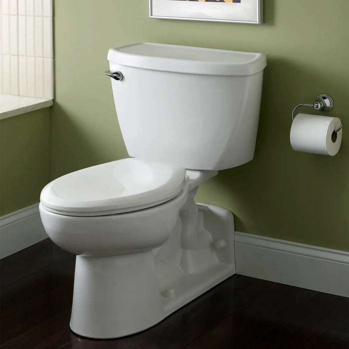 Yorkville® Two-Piece Pressure Assist 1.1 gpf/4.2 Lpf Chair Height Back Outlet Elongated EverClean® Toilet