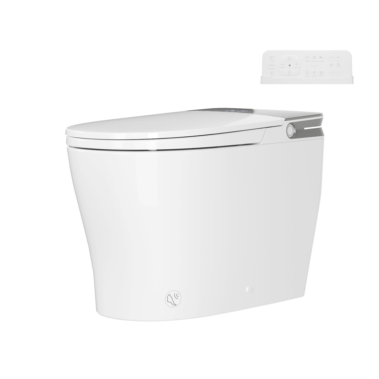 DeerValley DV-1S0371 Smart Toilet with ADA Height, Child-Friendly Wash Mode, Foam Shield, 1000 MAP Powerful Flush, Warm Water Cleansing, No Water Pressure Limit — One-Piece Design for Modern Bathrooms