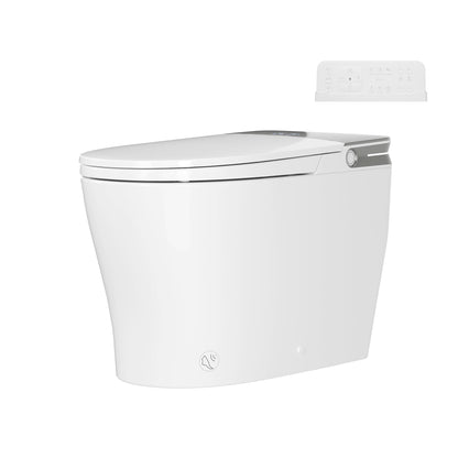 DeerValley DV-1S0371 Smart Toilet with ADA Height, Child-Friendly Wash Mode, Foam Shield, 1000 MAP Powerful Flush, Warm Water Cleansing, No Water Pressure Limit — One-Piece Design for Modern Bathrooms