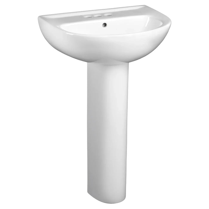 Evolution 4-Inch Centerset Pedestal Sink Top and Leg Combination Model: