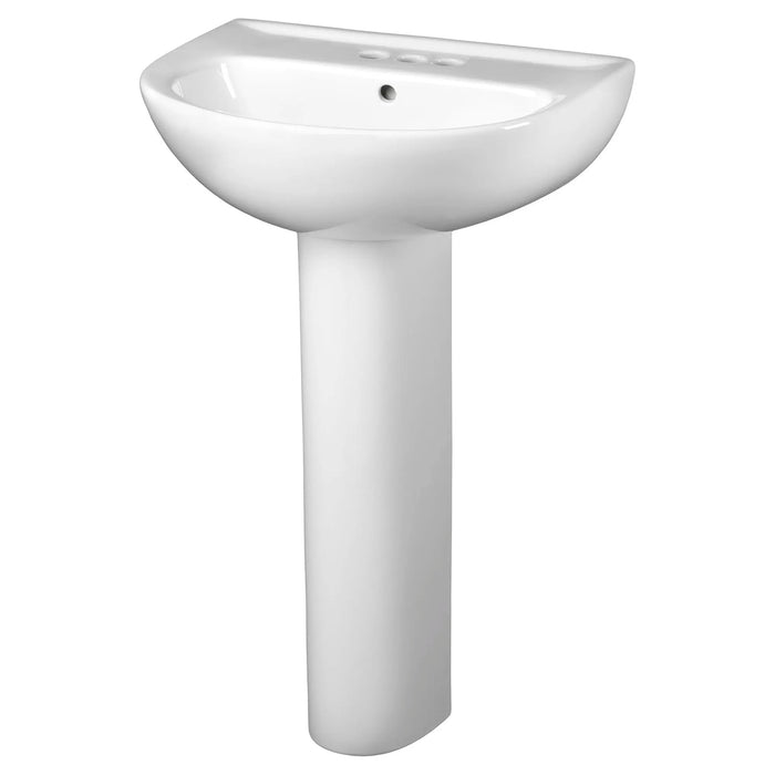 Evolution 4-Inch Centerset Pedestal Sink Top and Leg Combination Model: