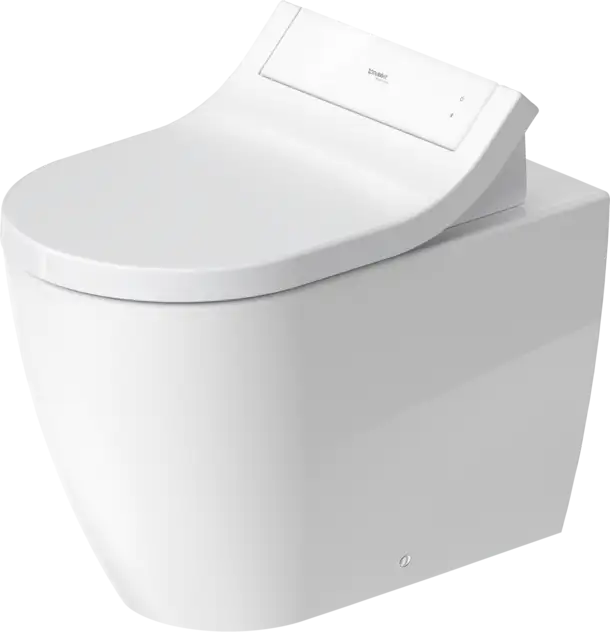 Duravit- ME by Starck Toilet Bowl  0.8/1.28 GPF, White High Gloss