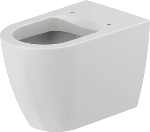 ME by Starck Toilet Bowl  0.8/1.28 GPF, White High Gloss