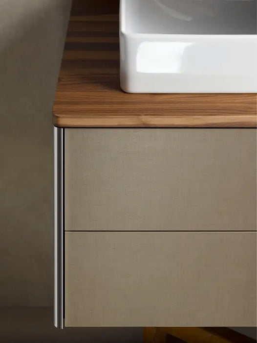 Duravit- DuraSquare Wall Mounted Sink  17 x 13 3/4 ", without Overflow, 1 x Faucet hole, Ground, White High Gloss