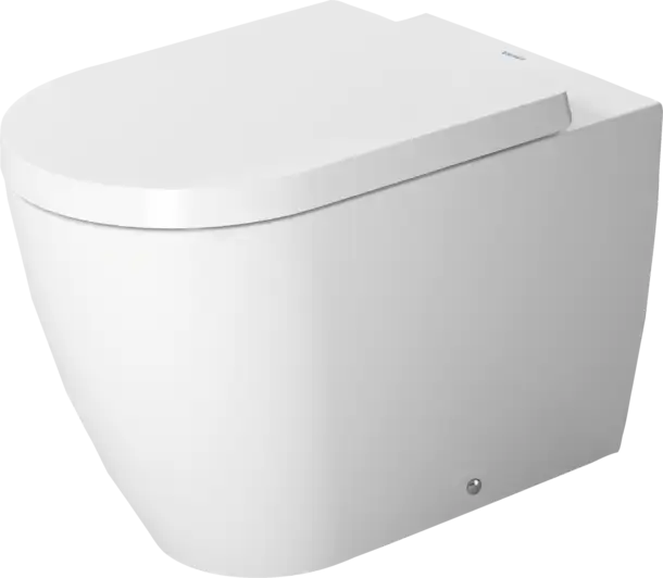 Duravit- ME by Starck Toilet Bowl  0.8/1.28 GPF, DuraShield, White Satin Matte