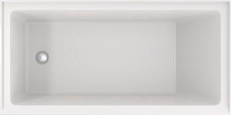 Duravit-Vero Alcove Bathtub  60 " x 29 7/8 ", White Gloss