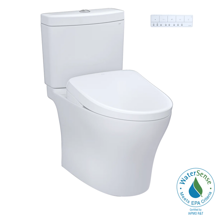 Aquia® IV - WASHLET®+ S7A Two-Piece Toilet - 1.28 GPF & 0.9 GPF - Universal Height