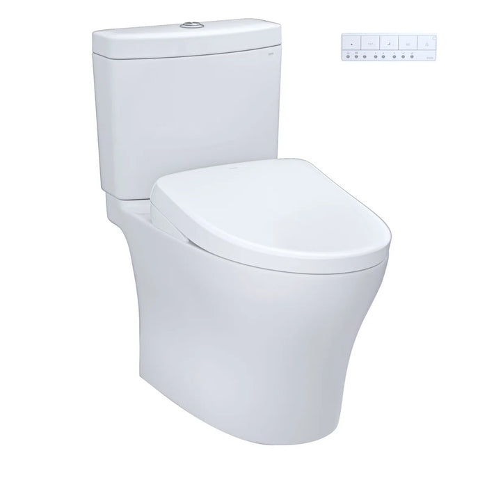 Aquia® IV - WASHLET®+ S7 Two-Piece Toilet - 1.28 GPF & 0.9 GPF - Universal Height