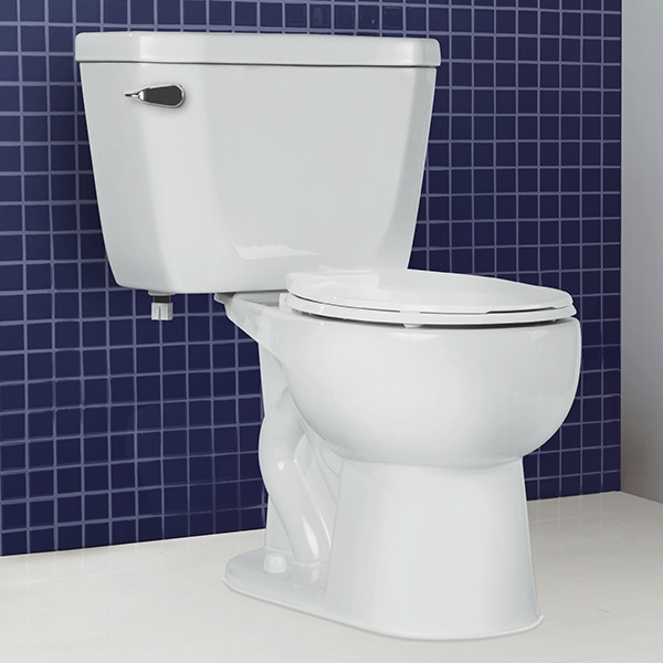 BARRON® 1.0 GPF 12" Rough-In Round Bowl Toilet